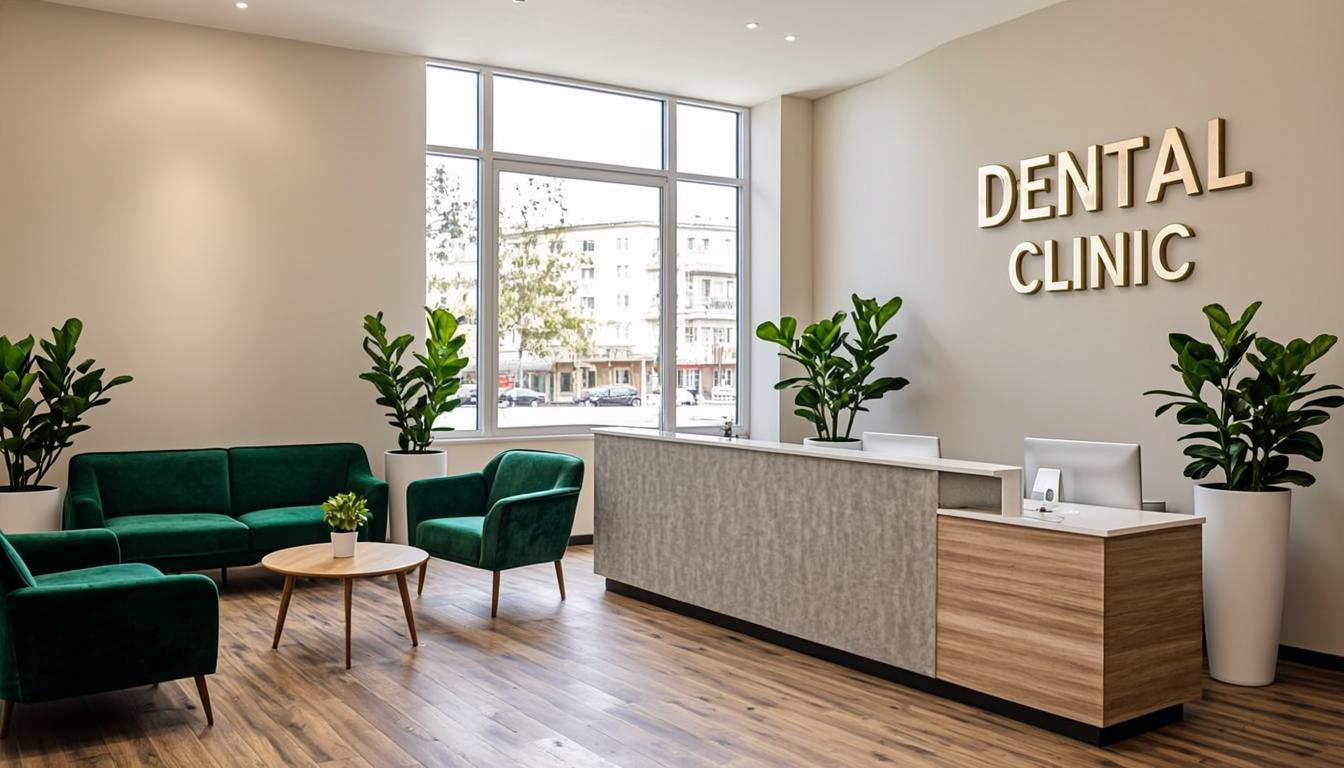 Interiorul clinicii Lumina Dental din București